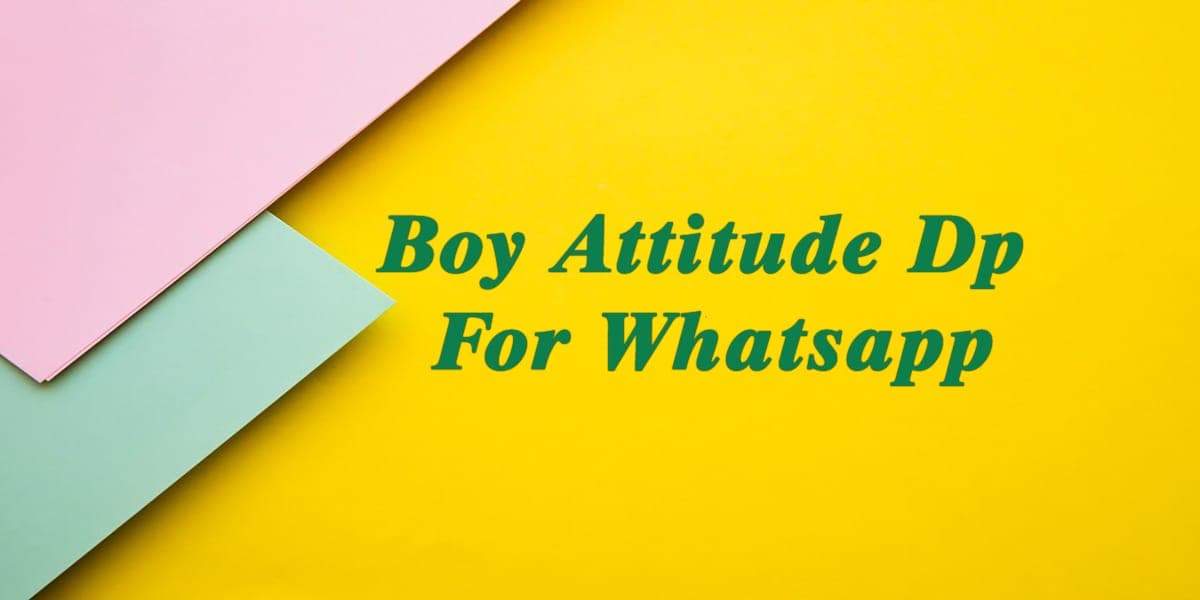 50+ Boy Attitude Dp For Whatsapp