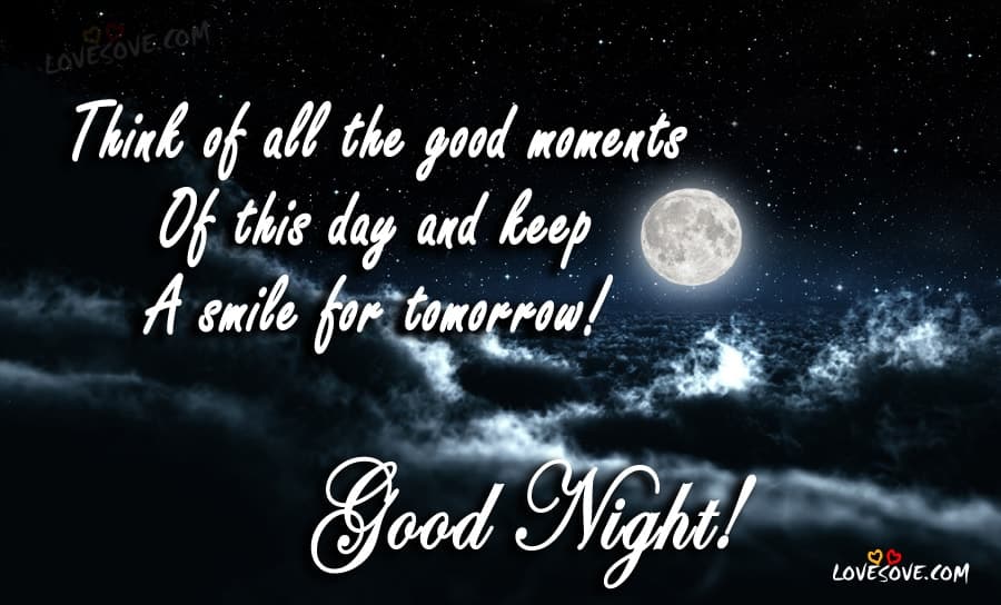 good night messages for facebook friends