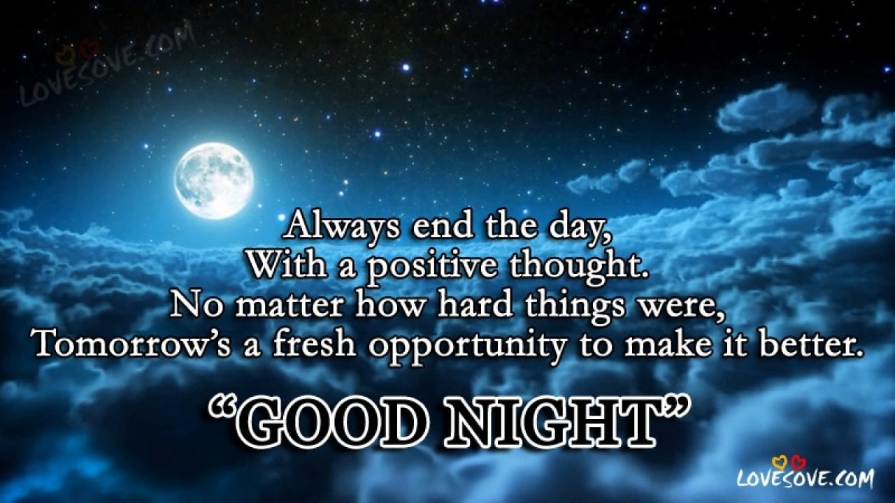 Always End The Day - Good Night Wishes, Quotes, Wallpapers