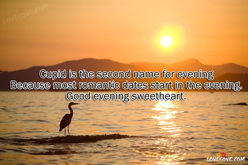 Cupid Is the Second Name - Good Evening Wishes, Quotes, Good Evening wishes images for facebook, Good Evening quotes for whatsapp status