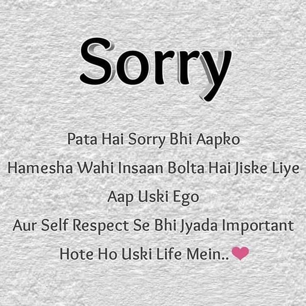 Best Sorry Messages Hindi Sorry Quotes Forgive Me Sms