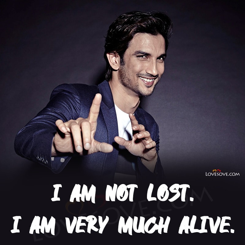 Sushant Singh Rajput Quotes, Top Status Lines, Thoughts Images