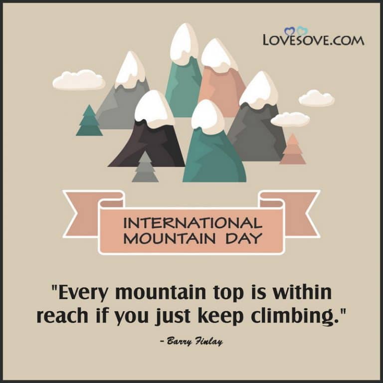 Happy International Mountain Day Quotes, Status, Theme & Images