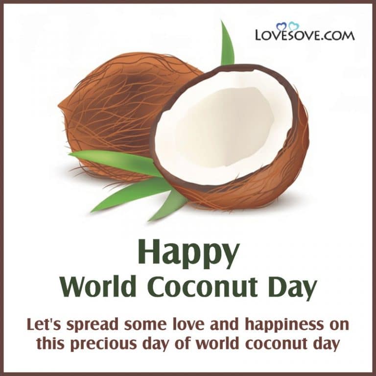 World Coconut Day Quotes, Wishes, Status & Images