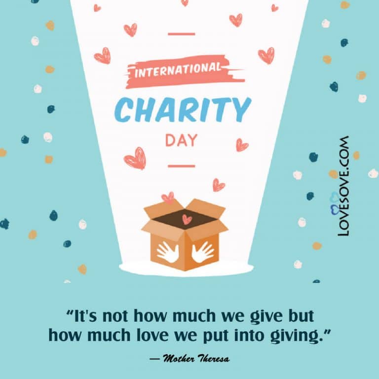 Happy International Charity Day, Wishes, Quotes & Status SHAYARI WORLD