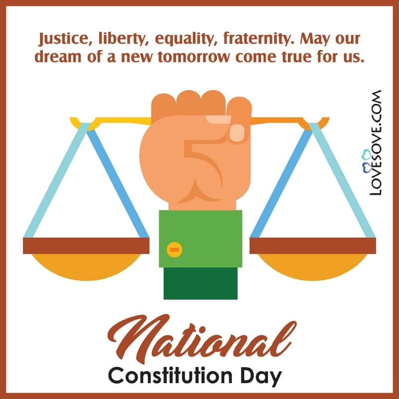 National Constitution Day Quotes & Wishes, National Law Day Status