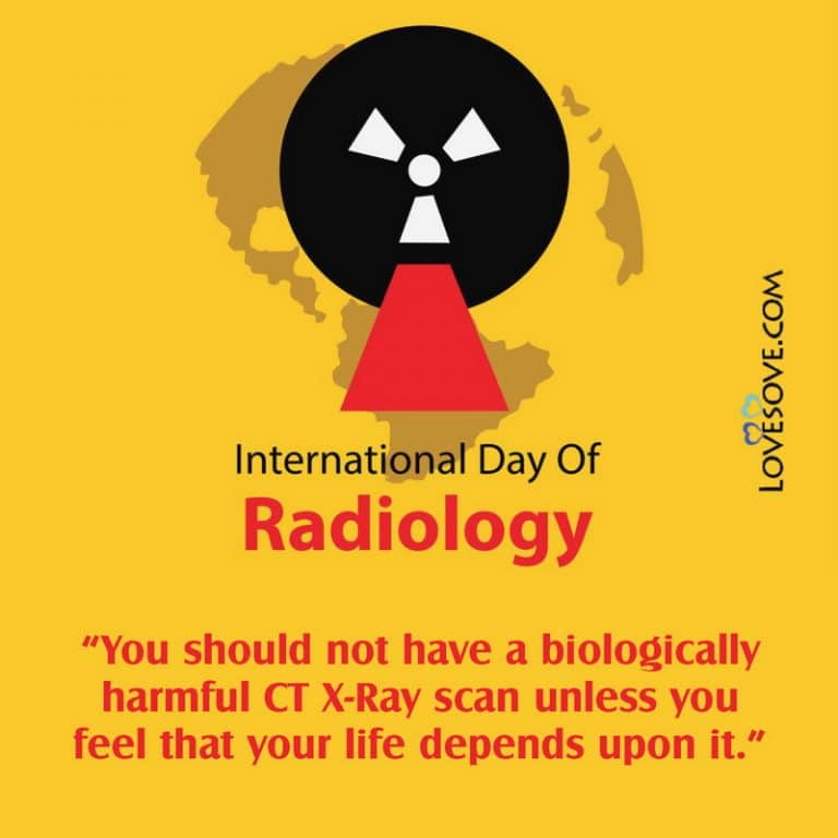 World Radiology Day Quotes, Thoughts, Lines & Inspirational Status