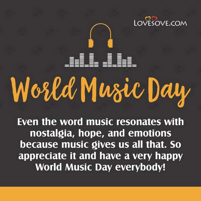 World Music Day Wishes Quotes Status Messages Theme