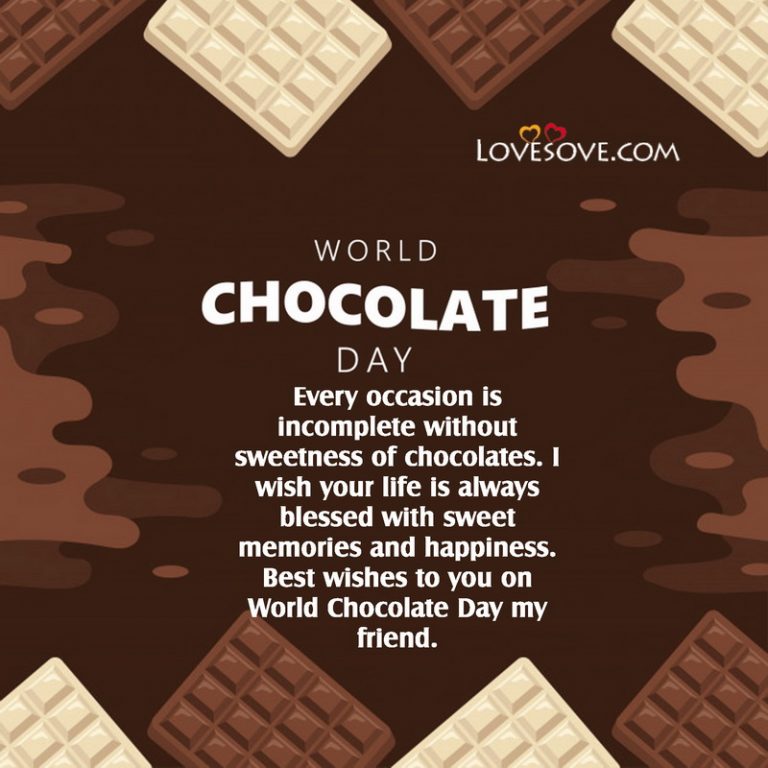 World Chocolate Day Wishes, Quotes, Messages & Thoughts