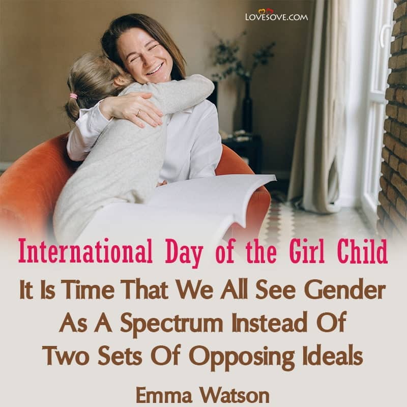 International Day Of The Girl Child Thoughts, International Day Of The Girl Child Images, International Day Of The Girl Child Lines,