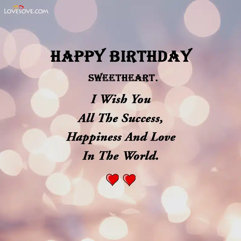 happy birthday quotes for girlfriend in english