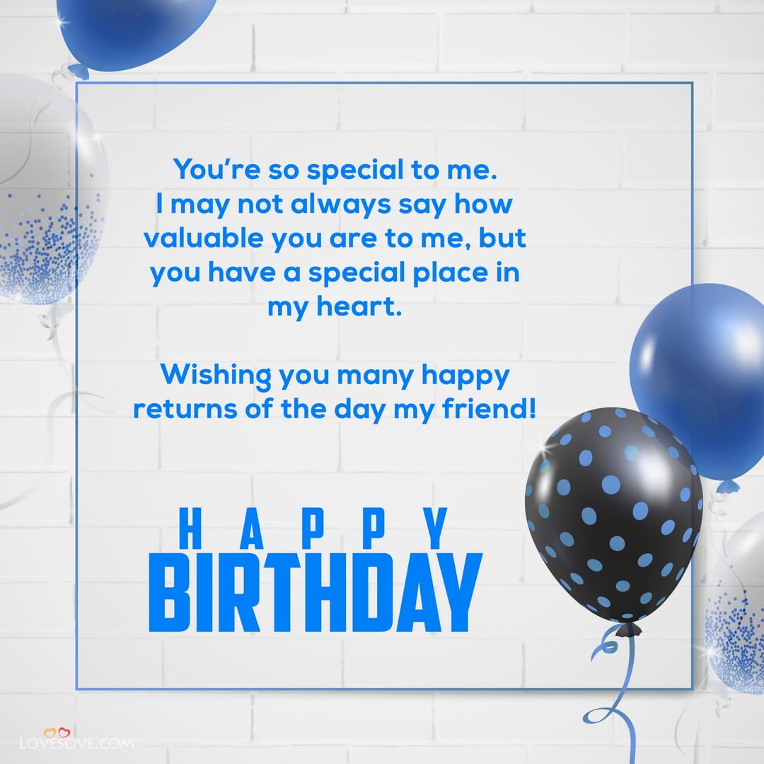 happy birthday special friend messages