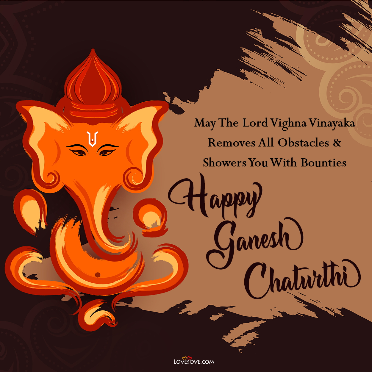 happy ganesh chaturthi wshes english lovesove 1, indian festivals wishes