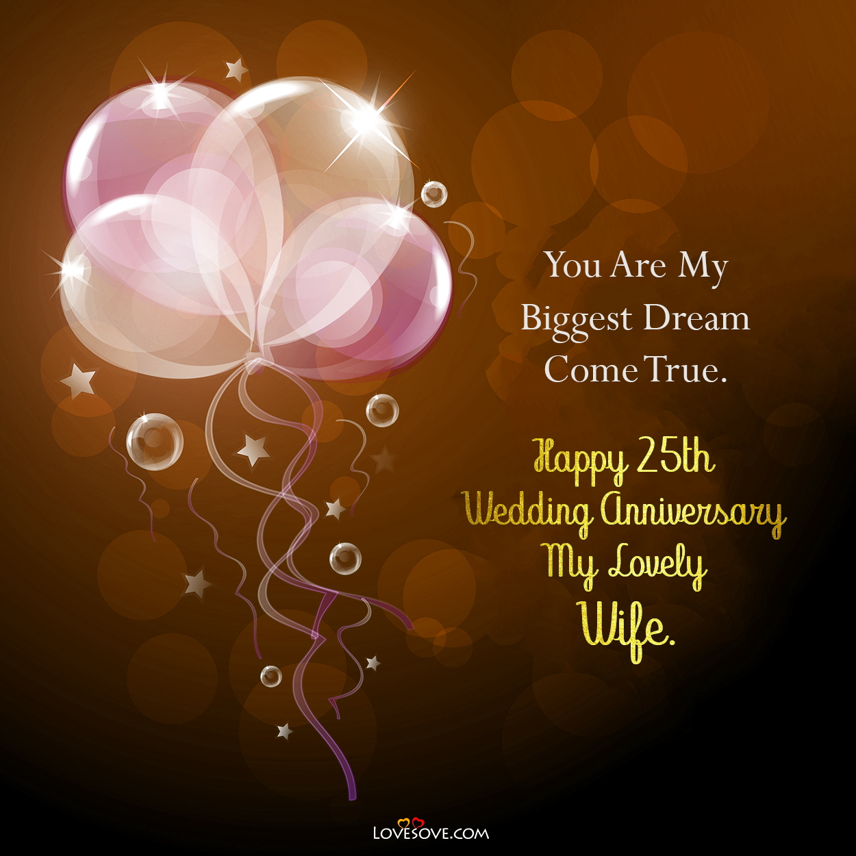 25th wedding anniversary quotes for wife, silver jubilee anniversary wishes